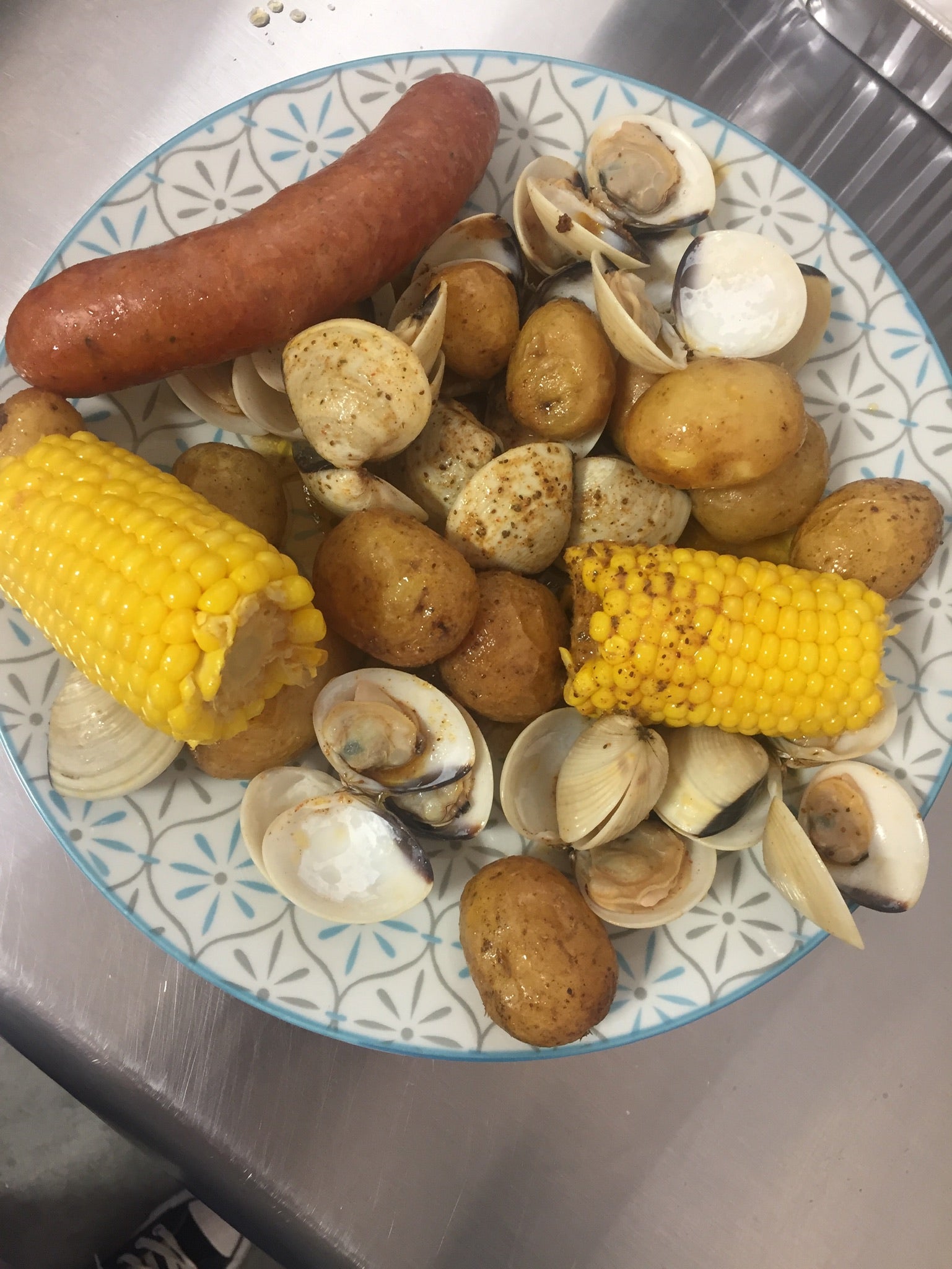 2 Person Clam Seafood Boil Meal Kit Pack