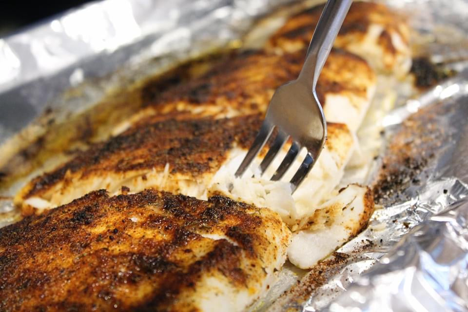 Fast & Spicy Halibut