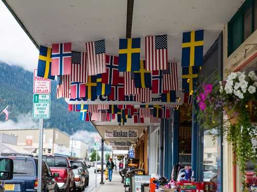 A Booming Downtown Petersburg, AK