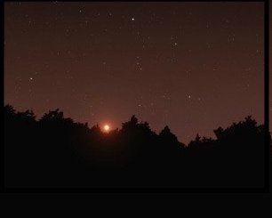Winter Nights, Camp fires, and Mars?