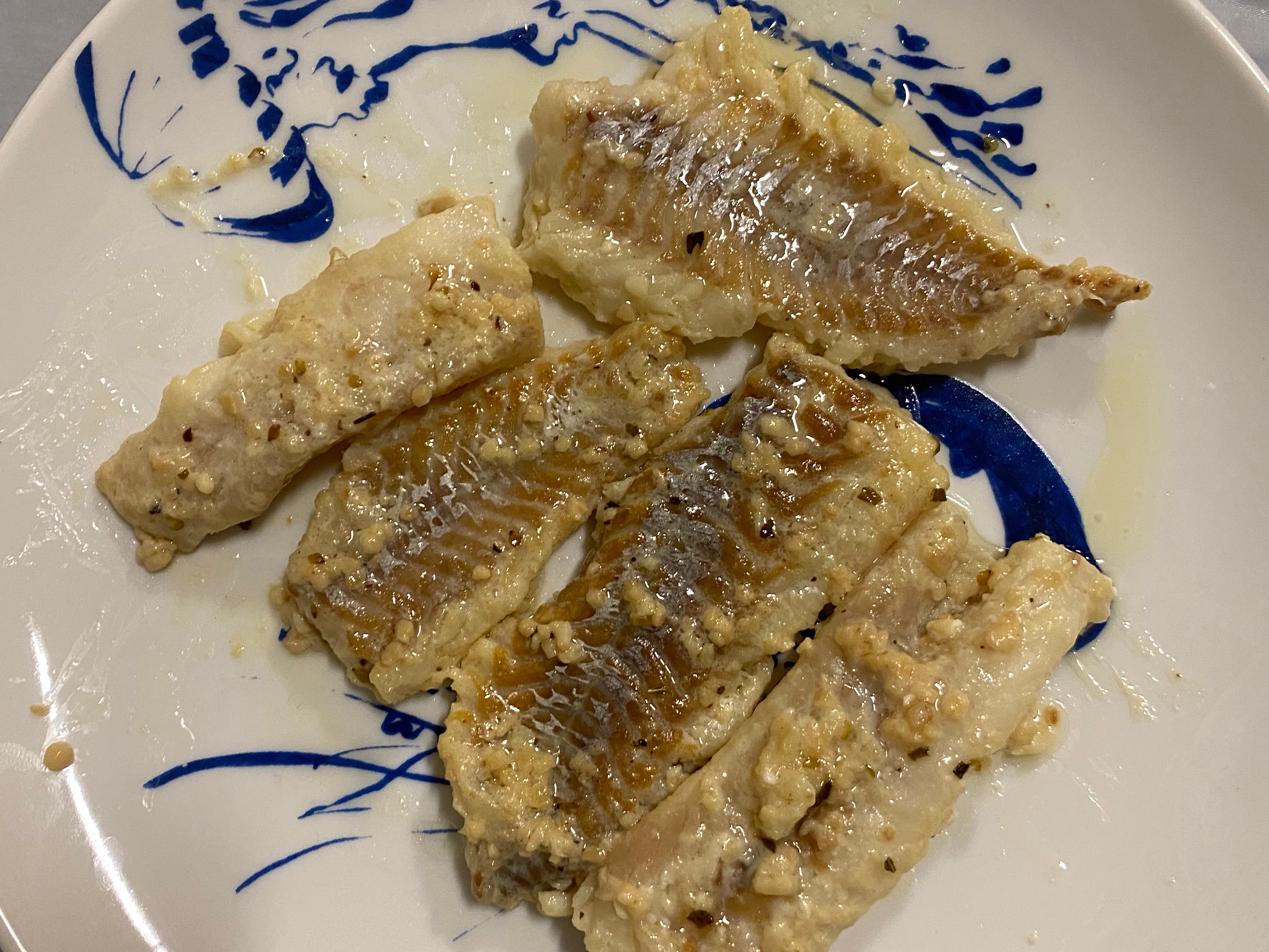 Garlic Butter Poached Pollock