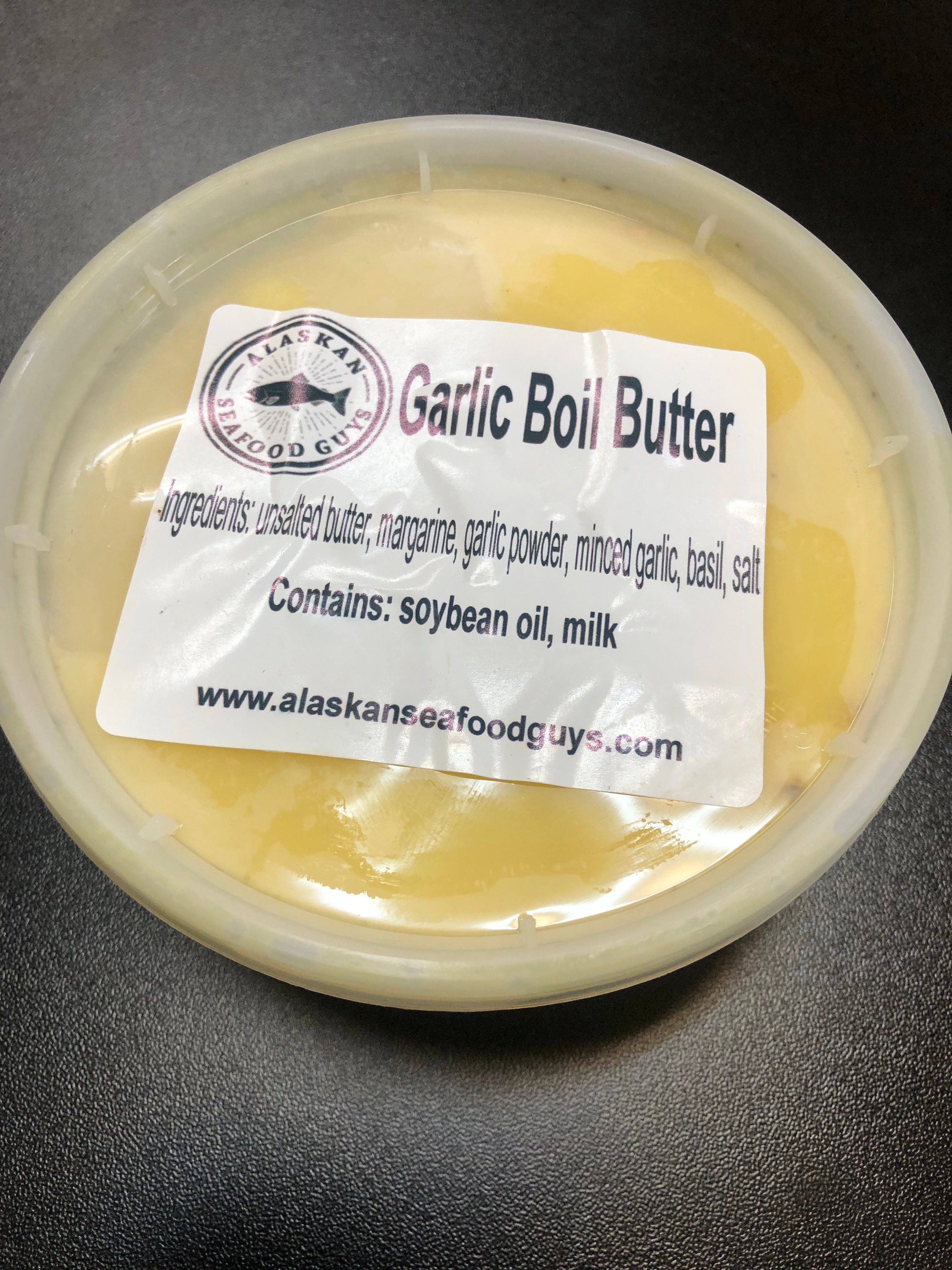 Garlic Boil Butter 8 oz. – Alaskan Seafood Guys