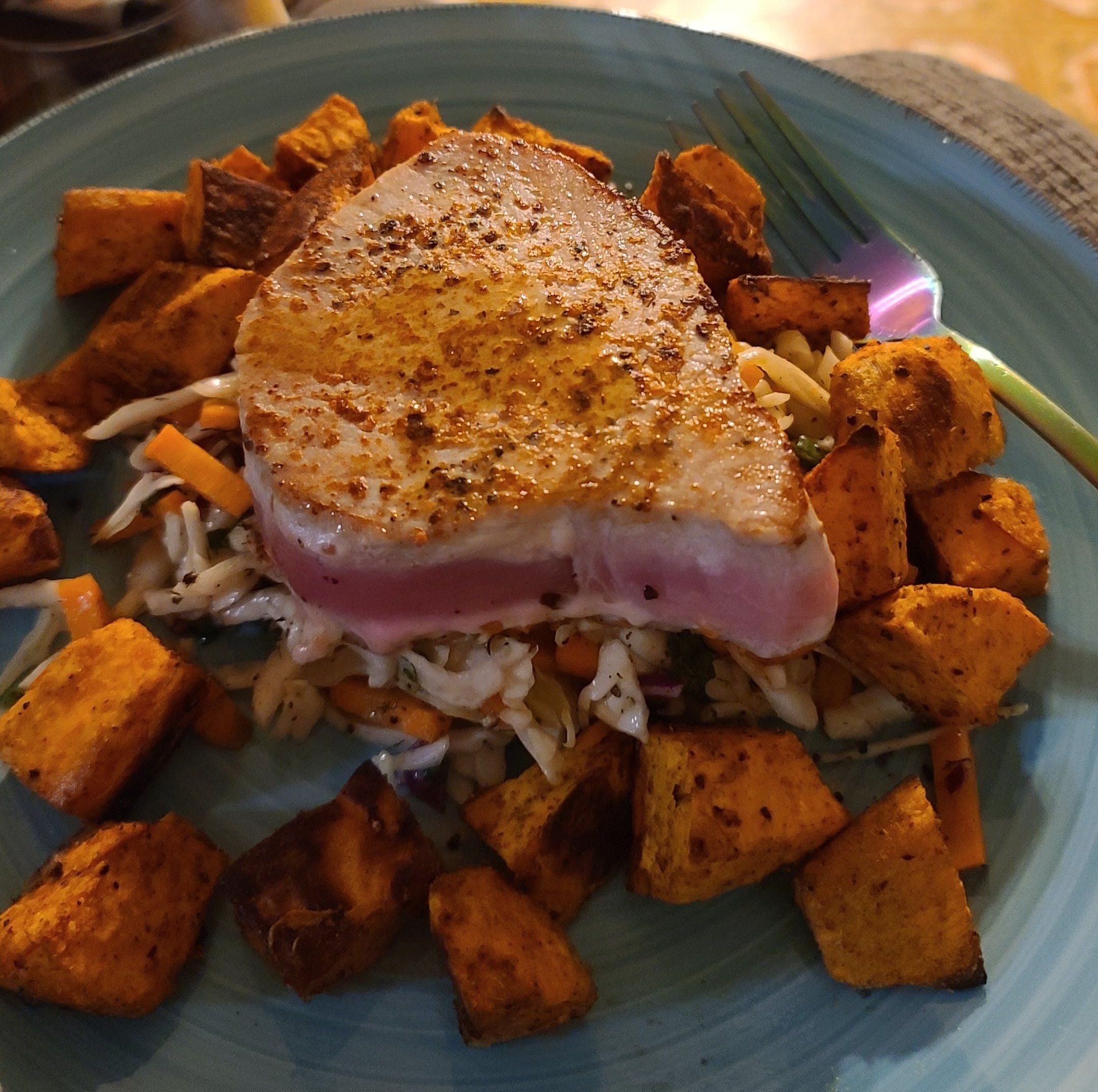 Wild Caught Yellowfin Ahi Tuna Portions - 24 oz. [50% OFF]