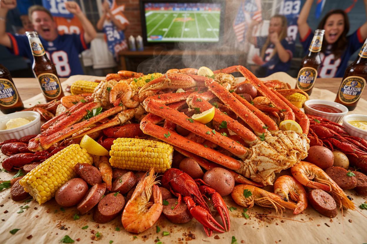 Game Day seafood boil