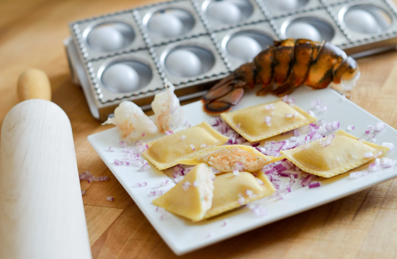 Lobster & Shrimp Ravioli - 8 oz. [50% OFF]