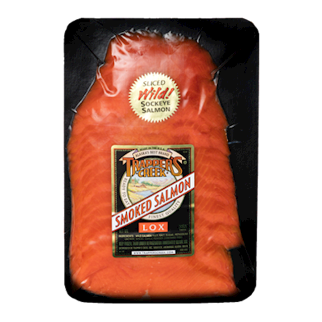 Wild Alaskan Smoked Sockeye Salmon LOX - 5 Pack