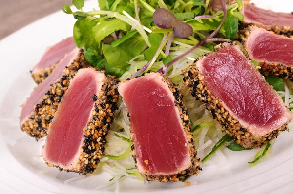 Wild Caught Yellowfin Ahi Tuna Portions - 24 oz. [50% OFF]