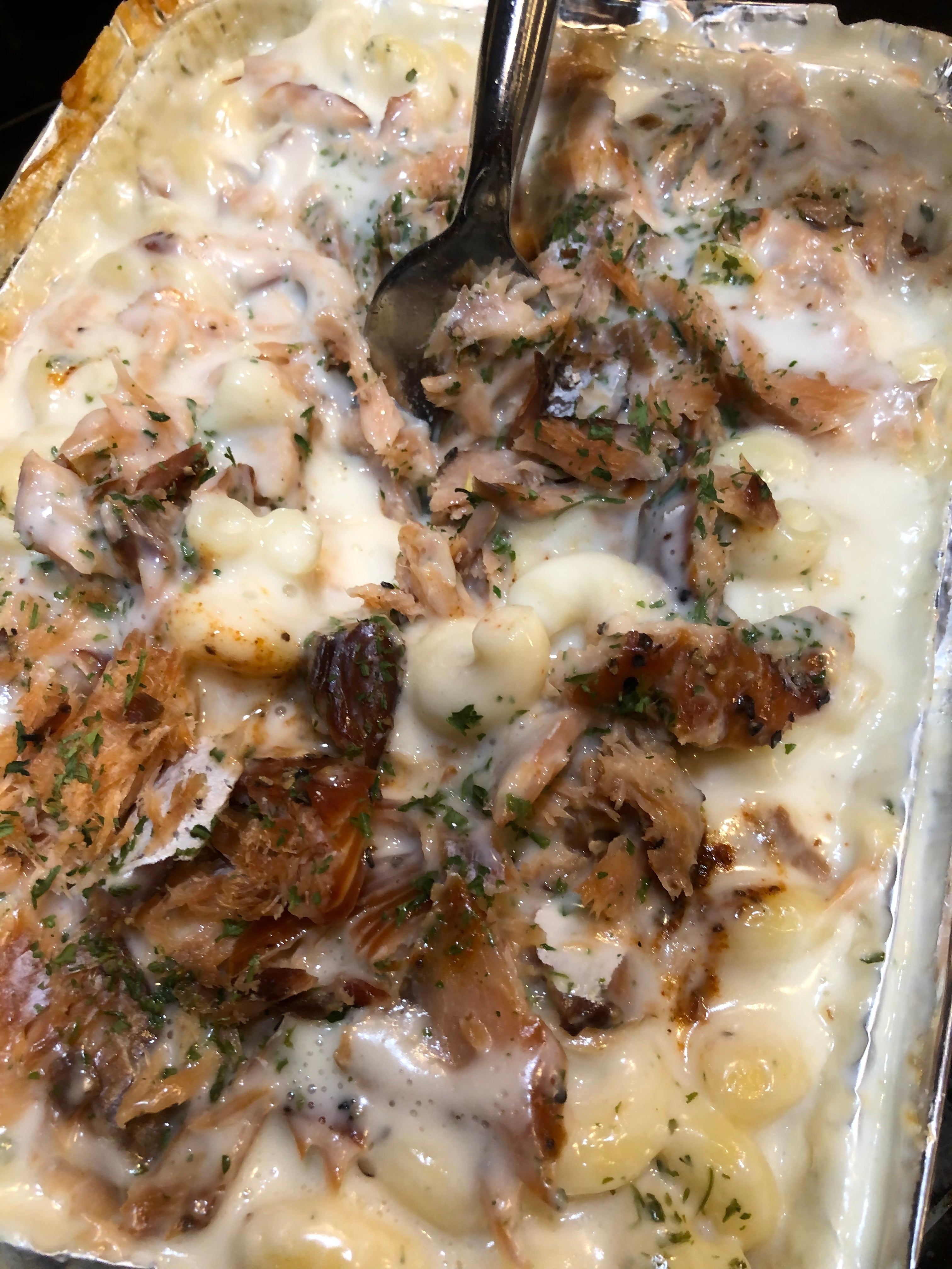 ADD ON - 9 Serving Smoked Salmon Mac n Cheese (Catering Only)